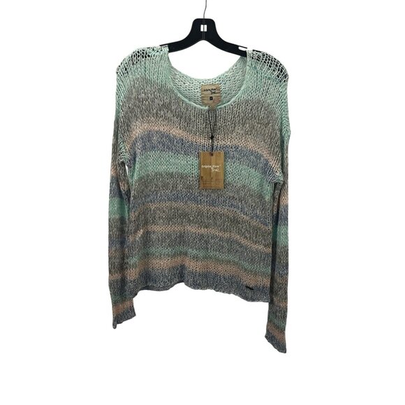 Triple Five Soul Womens Long Sleeve Knit Sweater XS/P Boho Colorful Oversized - Picture 1 of 8